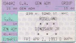 Dinosaur Jr. / Gumball / Lunachicks on Apr 2, 1993 [466-small]