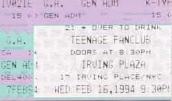 Teenage Fanclub / Yo La Tengo on Feb 16, 1994 [513-small]