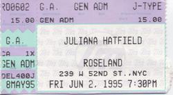 Juliana Hatfield / Jeff Buckley / Cold Water Flat on Jun 2, 1995 [575-small]