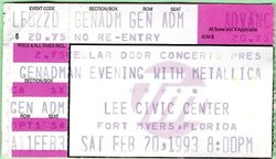 Metallica on Feb 20, 1993 [635-small]