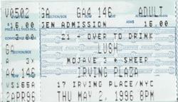 Lush / Mojave 3 / Scheer on May 2, 1996 [830-small]