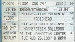 Radiohead / Teenage Fanclub on Aug 26, 1997 [845-small]