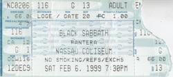 Black Sabbath / Pantera / Deftones on Feb 6, 1999 [847-small]
