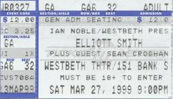 Elliott Smith / Sean Croghan on Mar 27, 1999 [848-small]