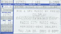 Coldplay on Jun 28, 2001 [858-small]