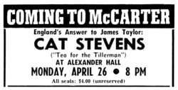 Cat Stevens on Apr 26, 1971 [513-small]
