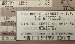 Ministry / KMFDM on Feb 5, 1990 [729-small]