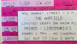 Primus / Limbomaniacs on May 19, 1990 [743-small]