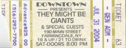 They Might Be Giants / Corn Mo / Common Rotation on Jul 31, 2004 [865-small]