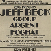 Jeff Beck Group / Argent / Foghat on Aug 13, 1972 [934-small]