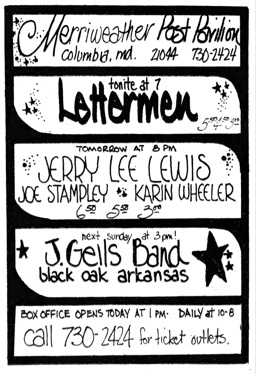 Black Oak Arkansas 's 1973 Concert & Tour History Concert Archives