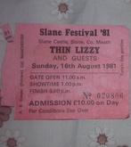 Sweet Savage, The Bureau, Rose Tattoo, Hazel o'connor,U2 and Thin Lizzy on Aug 16, 1981 [629-small]
