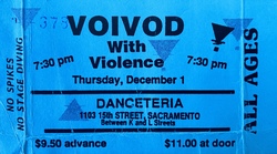 Voivod / Violence on Dec 1, 1988 [632-small]
