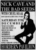 Nick Cave and The Bad Seeds / The Cruel Sea / Dave Graney And The Coral Snakes on Dec 5, 1992 [783-small]
