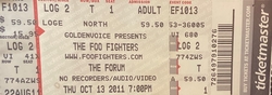 Foo Fighters / Cage The Elephant / Mariachi El Bronx on Oct 13, 2011 [570-small]
