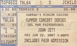 Joan Jett & The Blackhearts / The Dollyrots / Throw Rag on Jun 22, 2007 [577-small]
