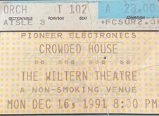 Crowded House on Dec 16, 1991 [593-small]