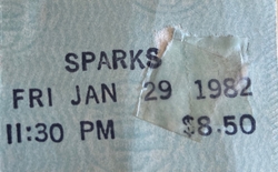 Sparks / Wild kingdom / Adore O'Hara on Jan 29, 1982 [814-small]