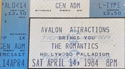 The Romantics on Apr 14, 1984 [841-small]