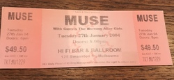 Muse / The Morning After Girls on Jan 27, 2004 [296-small]