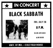 Black Sabbath / Blue Oyster Cult / Black Oak Arkansas  on Jul 28, 1972 [215-small]