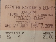 Crowded House / Dave Dobbyn / Joe Camilleri and the Black Sorrows on Jul 29, 1987 [436-small]