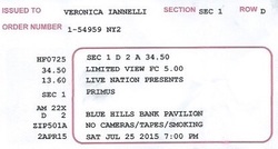 Primus / Dinosaur Jr. / The Ghost of a Saber Tooth Tiger on Jul 25, 2015 [361-small]
