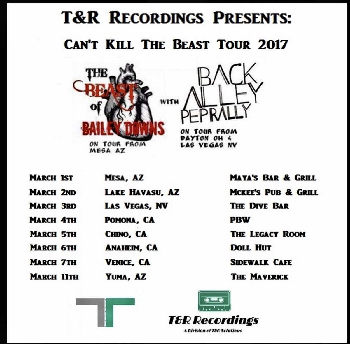 Back Alley Pep Rally Concert & Tour History (Updated for 2024) Concert Archives