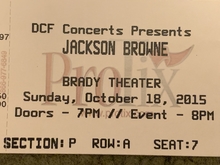 Jackson Browne / Larry Campbell / Teresa Williams on Oct 18, 2015 [305-small]
