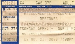 Deftones / Incubus / Taproot on Nov 21, 2000 [439-small]