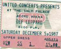 Def Leppard on Dec 5, 1987 [390-small]