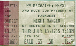 Night Ranger on Jul 18, 1985 [402-small]
