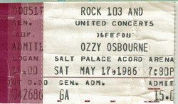 Ozzy Osbourne / Metallica on May 17, 1986 [403-small]