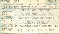 U2 / Fun Lovin' Criminals on Jul 1, 1997 [467-small]