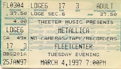 Metallica / Corrosion Of Conformity on Mar 4, 1997 [469-small]