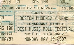 Weezer / Bloodhound Gang / Nerf Herder / Reel Big Fish / G Love and Special Sauce on May 19, 1997 [507-small]