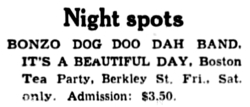 Bonzo Dog Doo-Dah Band / It's A Beautiful Day on May 24, 1969 [146-small]