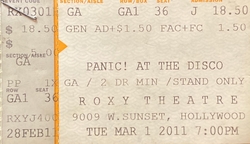 The Limousines / Panic! At the Disco on Mar 1, 2011 [584-small]