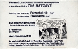 Fahrenheit 451 / Brain Eaters on Feb 21, 1987 [854-small]