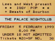 Iggy Pop / Beasts Of Bourbon on Feb 5, 1993 [106-small]