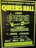 EVENT POSTER, Saxon / Twisted Sister / Girlschool   Anvil   Spider   Battle Axe  / Anvil / Spider / Battleaxe on May 28, 1983 [176-small]