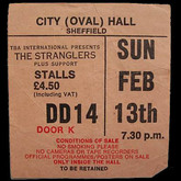 Ticket Stub, The Stranglers on Feb 13, 1983 [204-small]