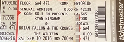 Ryan Bingham / Brian Fallon & the Crowes on Sep 10, 2016 [604-small]