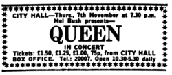 Queen on Nov 7, 1974 [327-small]