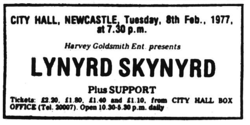 Lynyrd Skynyrd / Support on Feb 8, 1977 [335-small]