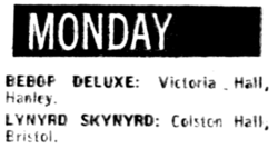 Lynyrd Skynyrd on Jan 31, 1977 [340-small]