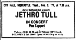 Jethro Tull / Support on Feb 3, 1977 [351-small]