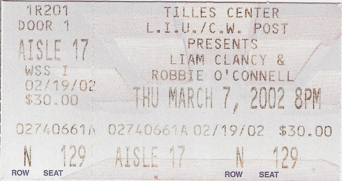 Concert History of Tilles Center for the Performing Arts Brookville