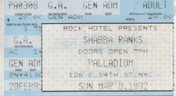 Shabba Ranks on Mar 8, 1992 [488-small]