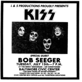 KISS / Bob Seger & The Silver Bullet Band on Jul 13, 1976 [502-small]